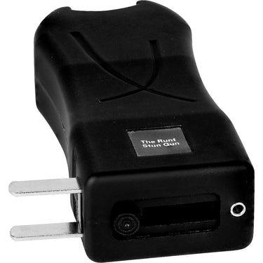 Rechargeable Runt 80,000,000 Volt Stun Gun With Flashlight And Wrist Strap Disable Pin